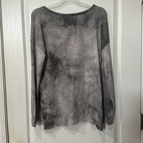 American eagle outfitters Soft and sexy plush Sz M gray marbled l/s top - Picture 6 of 6